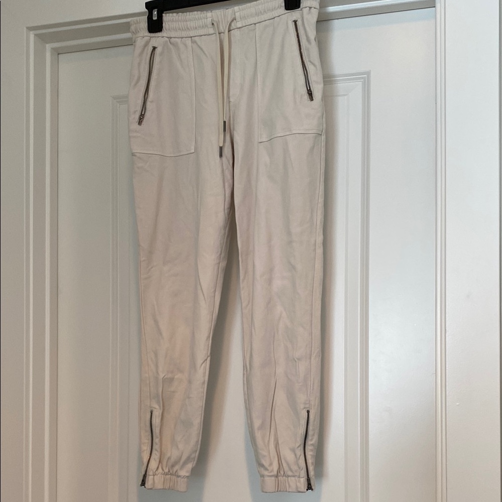 Women's Cream Jogger Pants